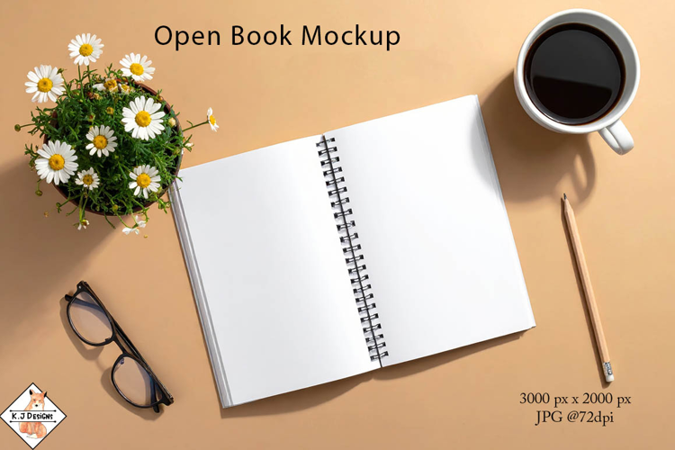 Spiral Book Mockup JPG