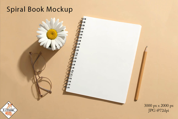 Spiral Book Mockup JPG