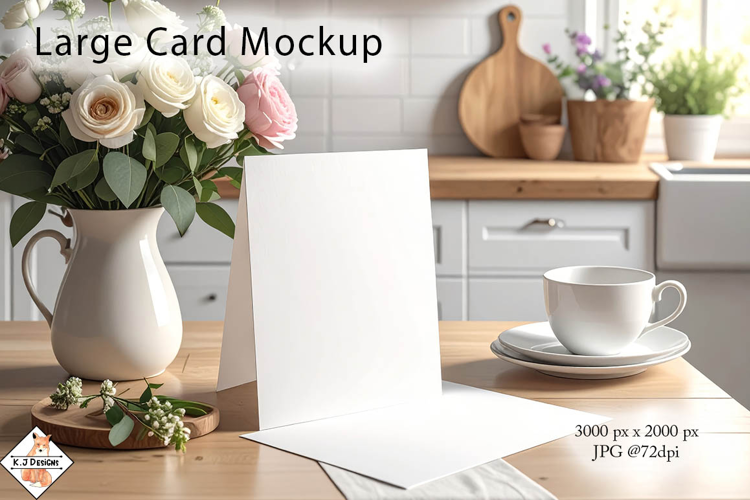 Card mockup photo JPG