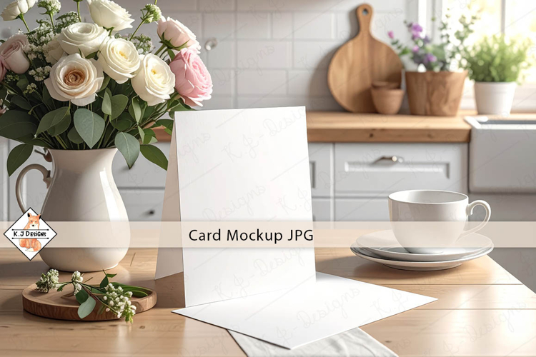 Card mockup photo JPG