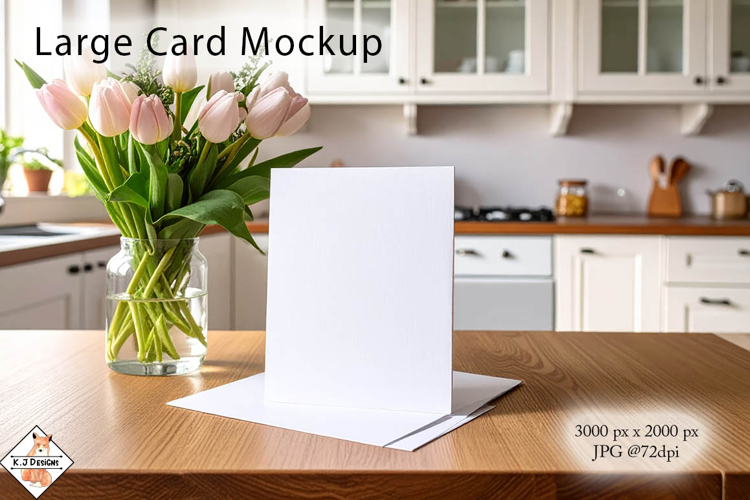 Card mockup photo JPG