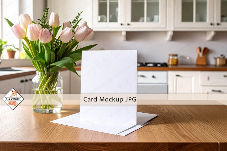 Card mockup photo JPG