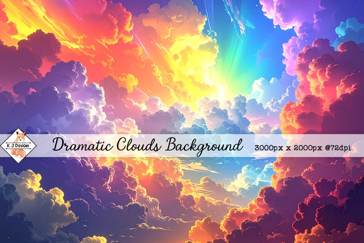 Dramatic Cloud Background jpg