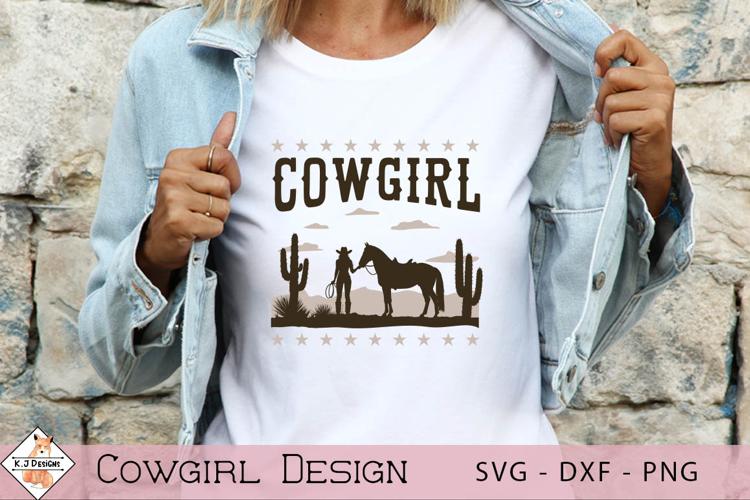 Cowgirl Horse & Desert SVG | Western Designs