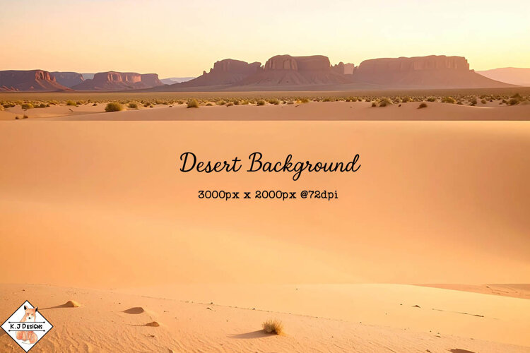 Desert Scene Background jpg example image 1