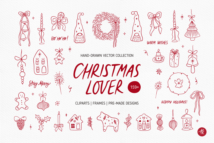 Christmas SVG Cut Files, Merry Christmas Clipart Png