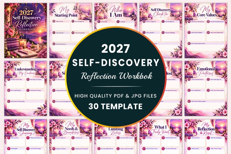 2027 Self-Discovery & Reflection Workbook example image 1