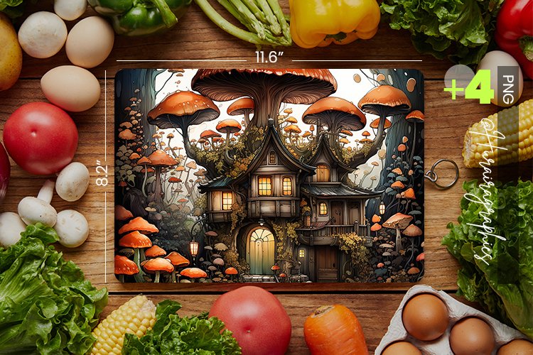Whimsical wonderland Cutting Board Design - 04 Variations