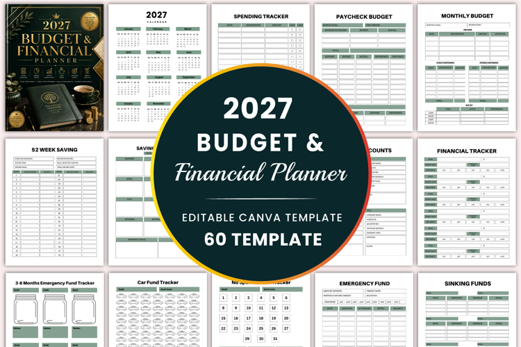 2027 Budget & Financial Planner Kdp interiors