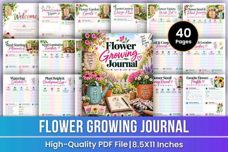 Flower Growing Journal | Flower Garden Planning, Seed