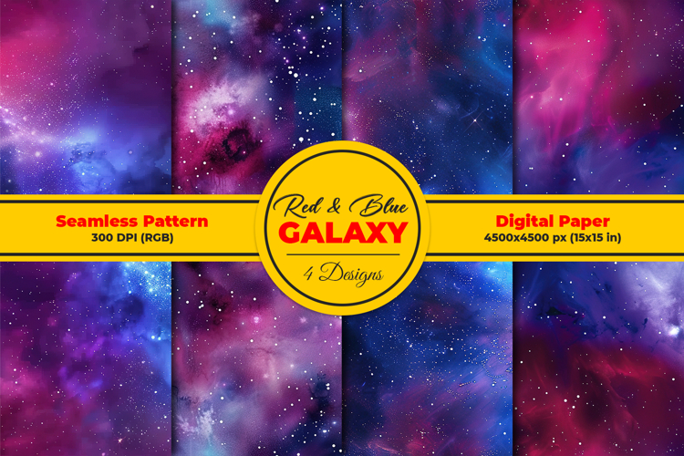 Red And Blue Background Image 4