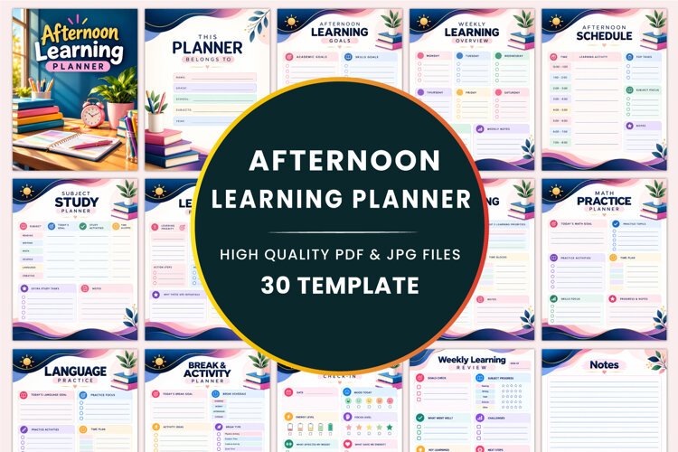 Afternoon Learning Planner Kdp interiors example image 1