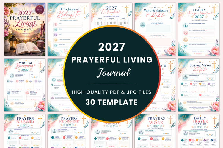 2027 Prayerful Living Journal Kdp interiors