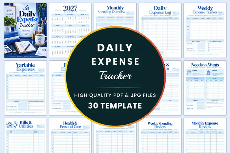 Daily Expense Tracker Kdp interiors