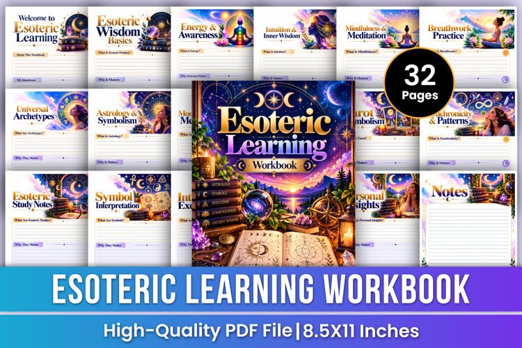 Esoteric Learning Workbook | Ancient Wisdom, Astrology example image 1