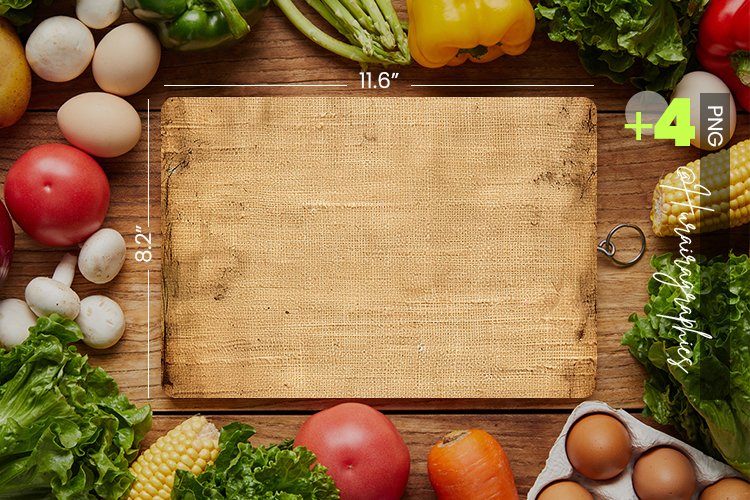 Burlap Cutting Board Design - 04 Variations