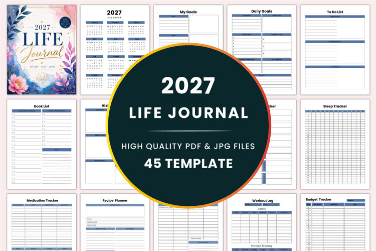 2027 Life Journal Kdp interiors example image 1