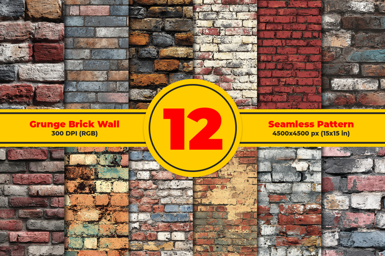 Brick Seamless Pattern Image 15