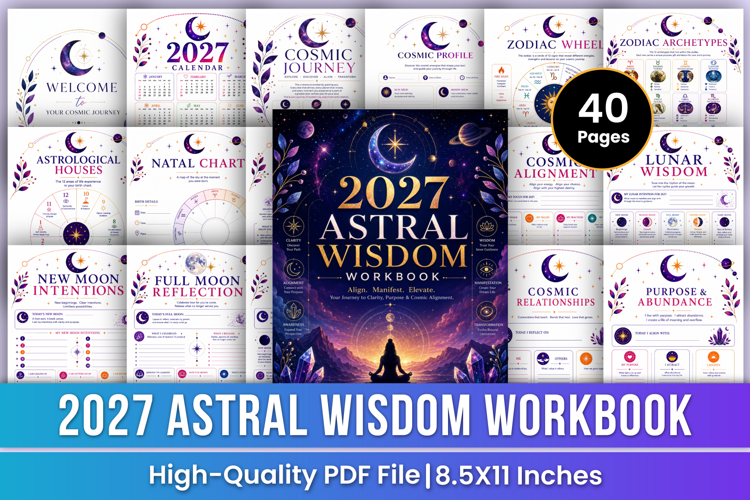 2027 Astral Wisdom Workbook | Astrology, Cosmic Self