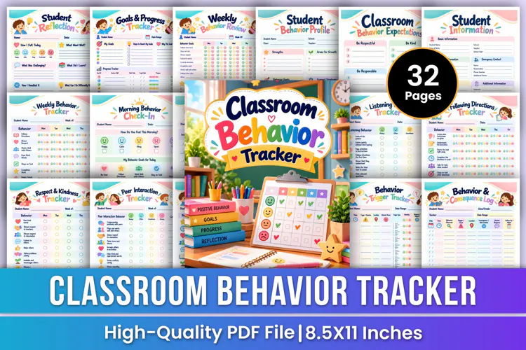 Classroom Behavior Tracker | Student Behavior, Focus