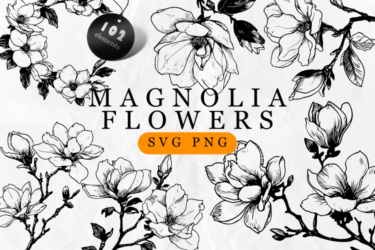 Magnolia Svg Image 4