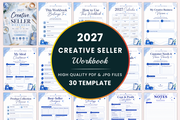 2027 Creative Seller Workbook Kdp interiors