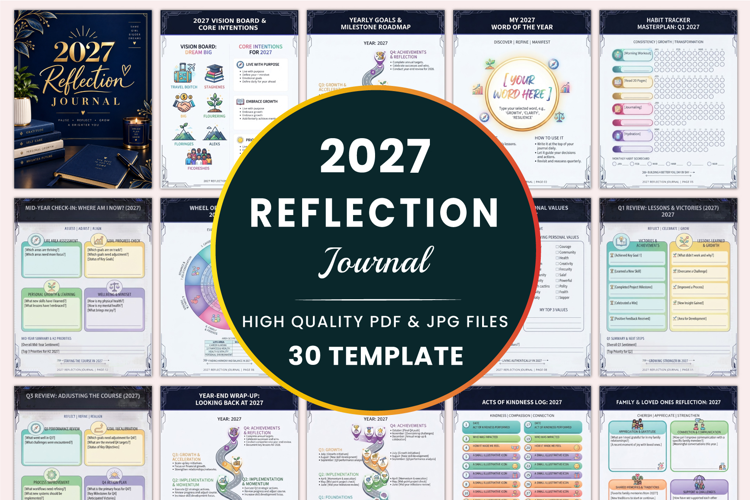2027 Reflection Journal Kdp interiors