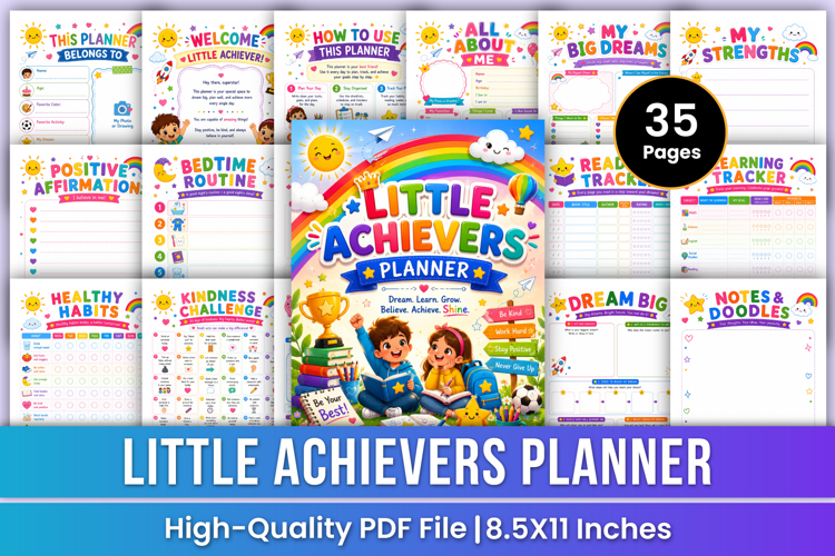 Little Achievers Planner | Goals   Growth