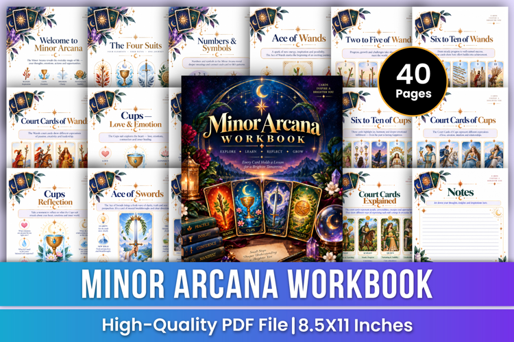 Minor Arcana Workbook | Tarot Suits, Card Meanings, Symbolis