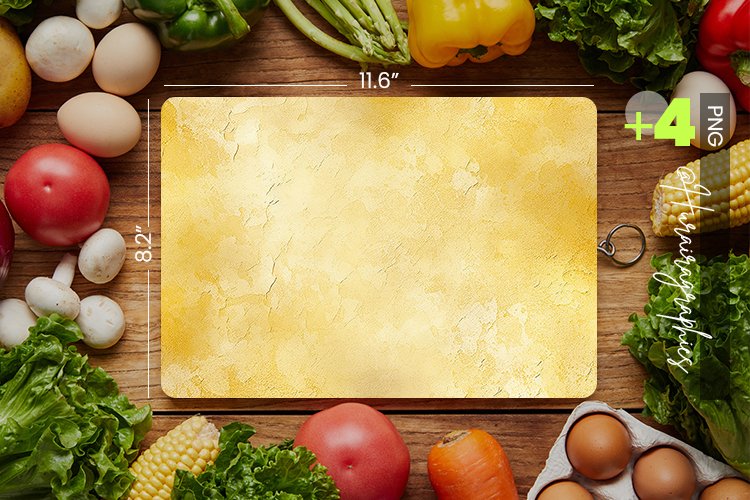 Watercolor Texture Cutting Board Design - 04 Variations