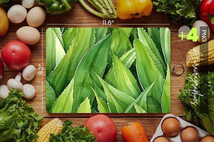 Aloevera Cutting Board Design - 04 Variations