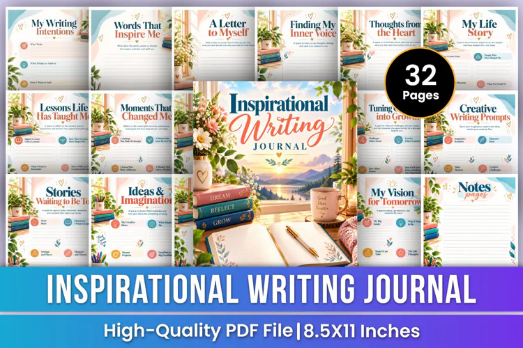 Inspirational Writing Journal | Creative Writing
