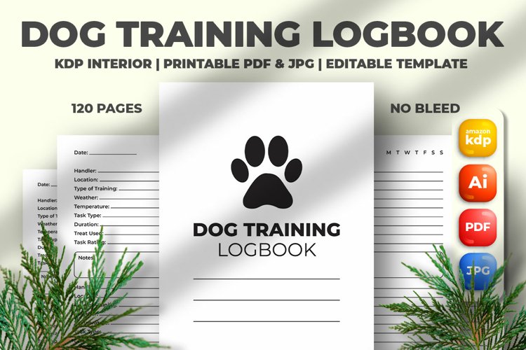 Dog Training Logbook KDP Interior (2159894)