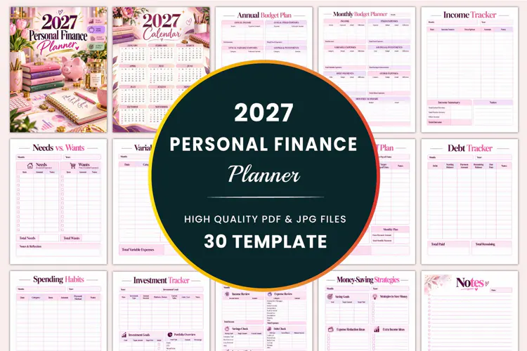 2027 Finance Planner kdp interiors