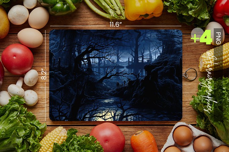 Darkness Cutting Board Design - 04 Variations