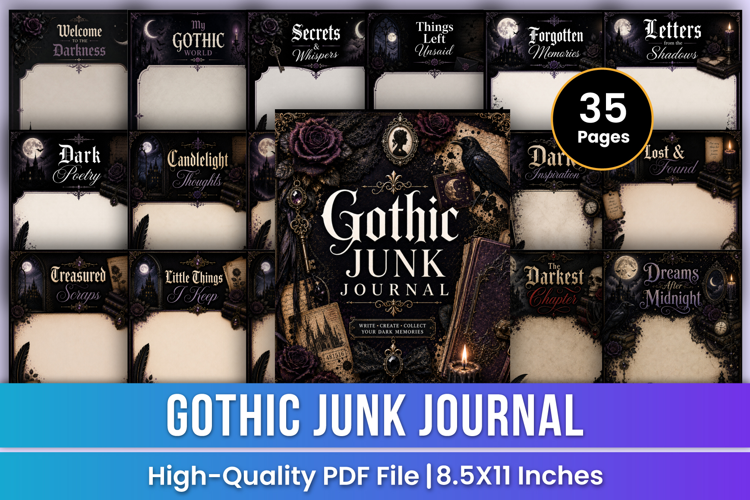 Gothic Junk Journal | Dark Victorian Writing & Creative