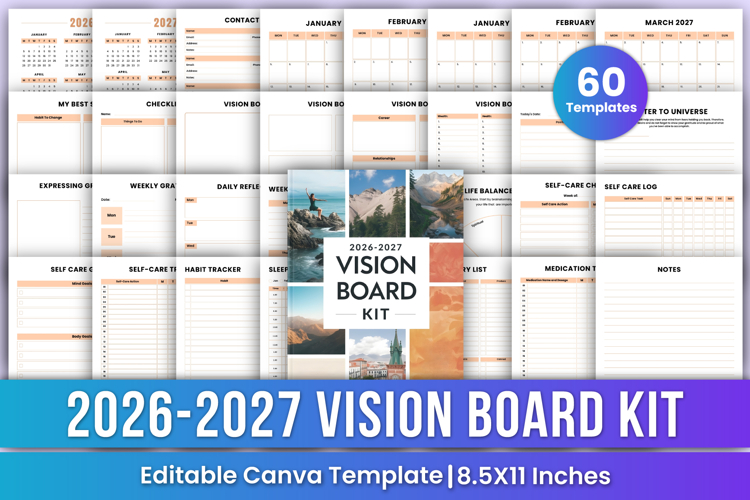 Canva Vision Board Template Image 16