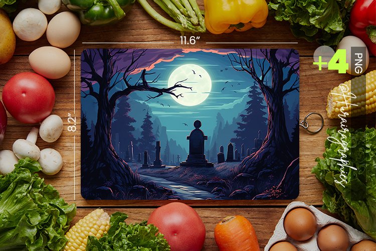 Gravyard Cutting Board Design - 04 Variations