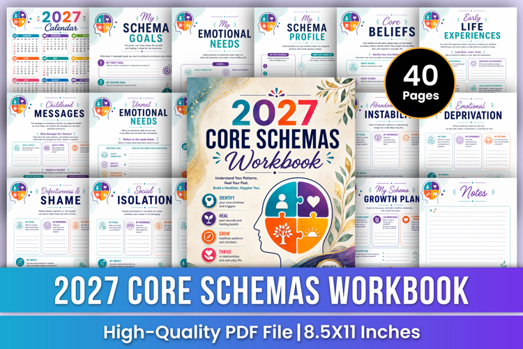 2027 Core Schemas Workbook | Self-Awareness, Emotional