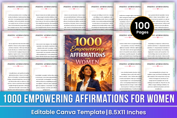 1000 Empowering Affirmations for Women
