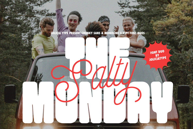 The Salty Monday | Font Duo