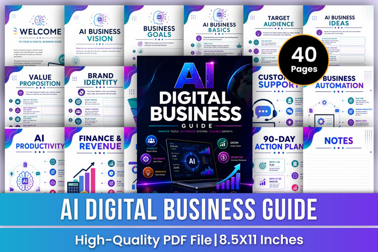 AI Digital Business Guide | AI Business Planning, Marketing example image 1