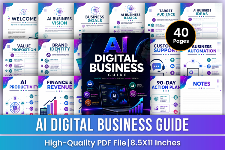 AI Digital Business Guide | AI Business Planning, Marketing