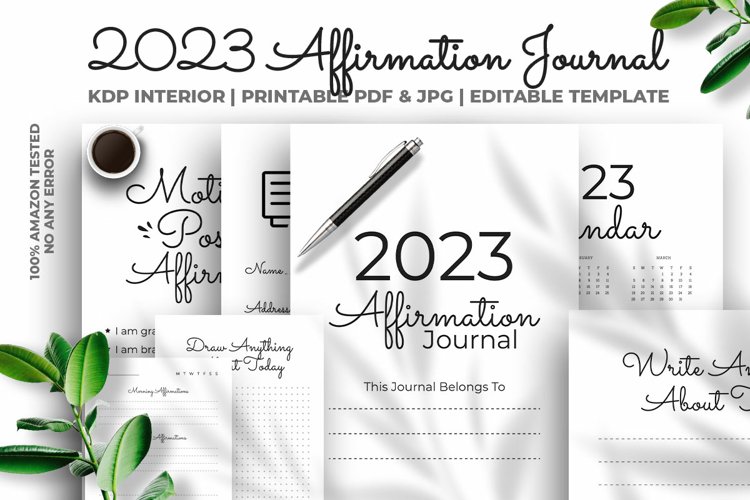 2023 Affirmation Journal KDP Interior example image 1