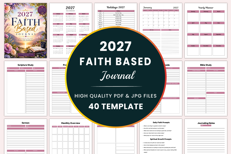 2027 Faith-Based Journal Kdp interiors