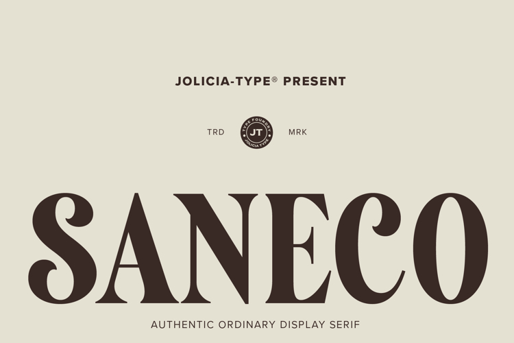 Saneco | Display Serif