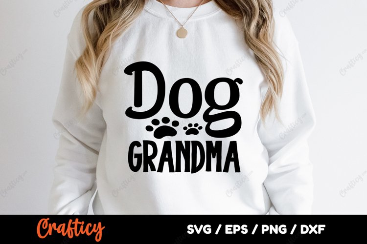 Dog grandma SVG (2865683)