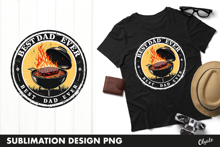 Father Day Retro Round Sublimation