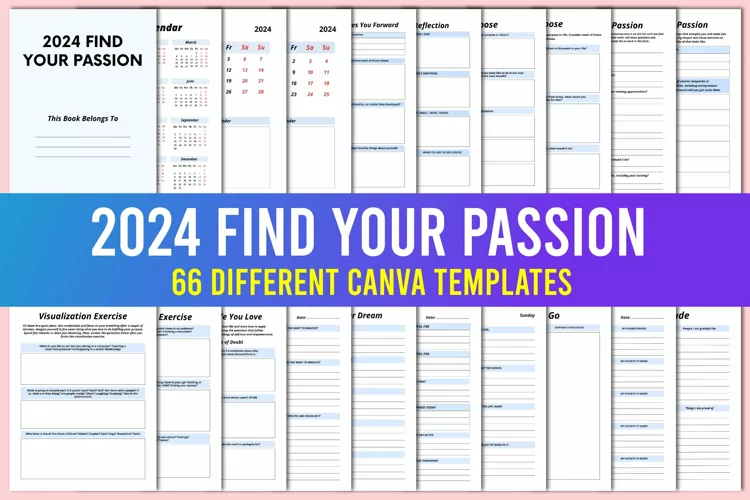 Find Your Passion Canva KDP Interior template