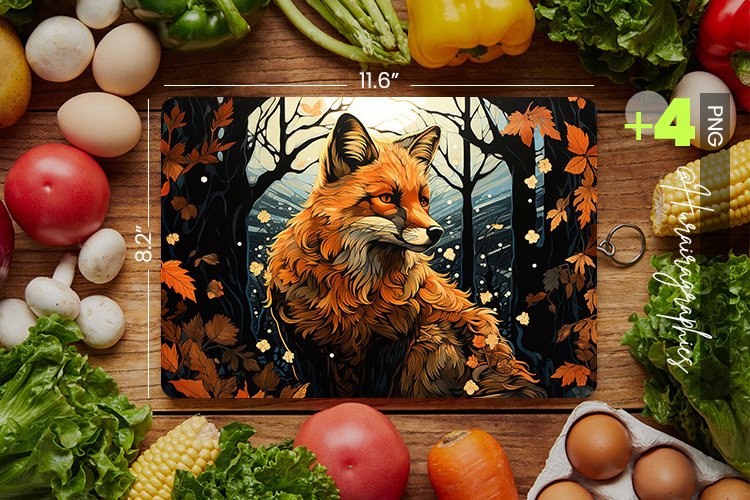 Animal Glass Cutting Board Design - 04 Variations